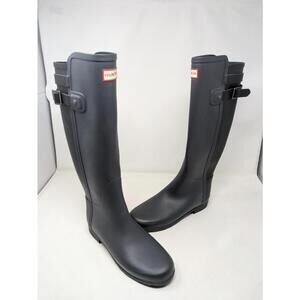 Hunter Women's Original Tour Tall Rain Boots  Gray, Size 8 US Womens